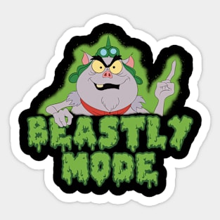 Beastly Mode Sticker